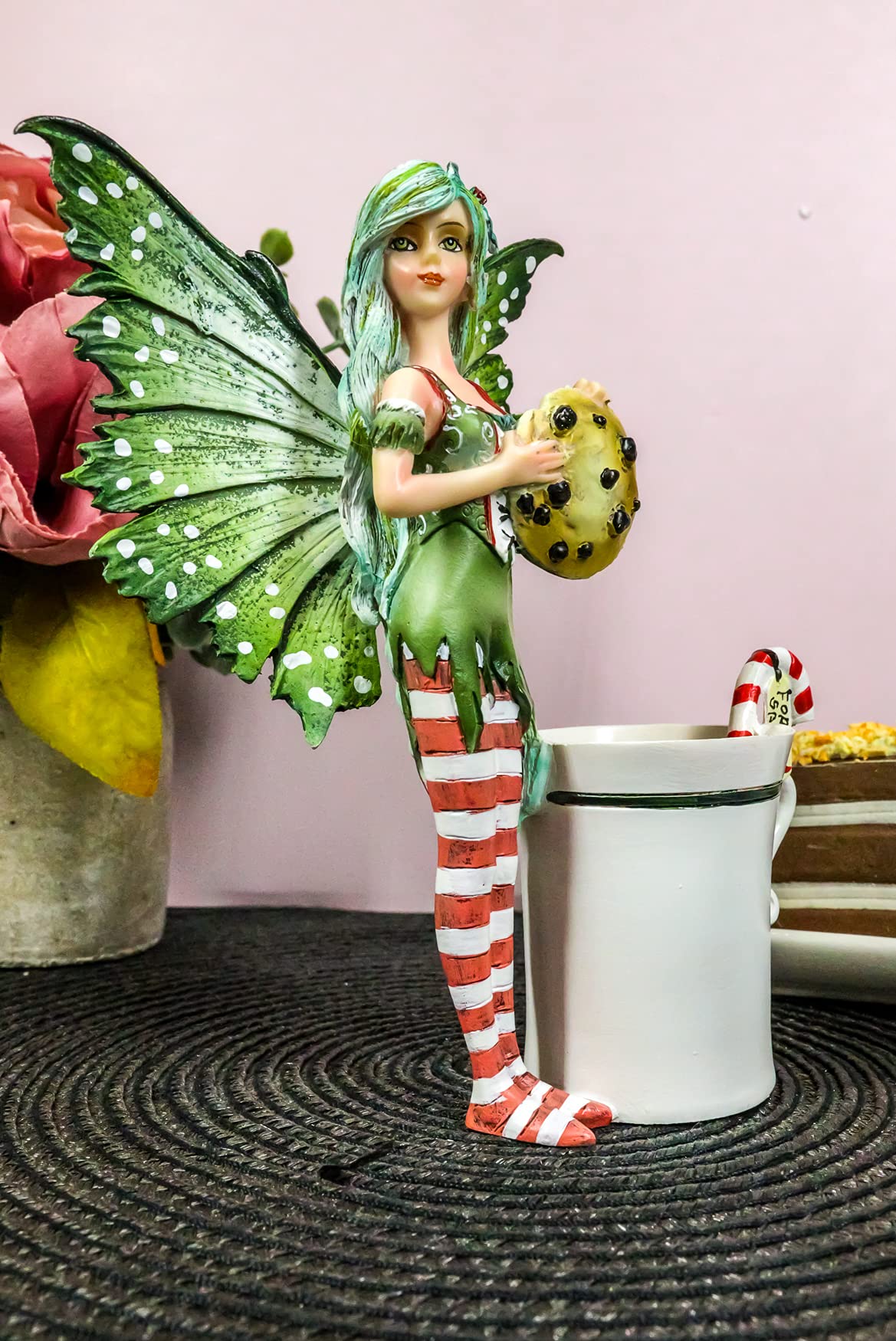 Amazon.com: Ebros Amy Brown Chocolate Cookie and Candy Cane Tea